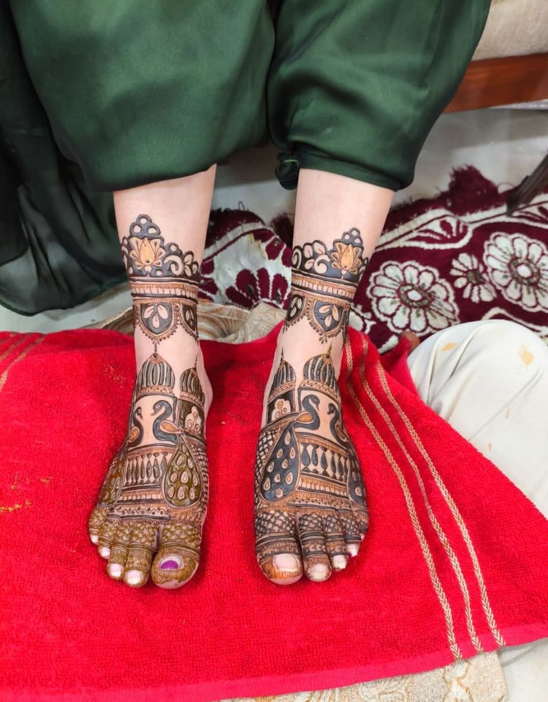 Foot Mehndi Mehndi Design by Rishi Mehndi Art in Gurugram