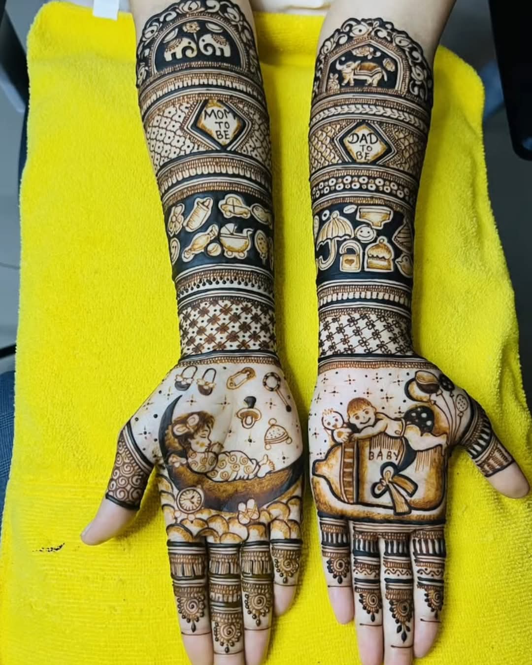 Modern Mehndi Design by Rishi Mehndi Art in Gurugram